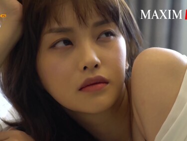 (한국야동) 고말숙 MAXIM RED화보#4 침대위에서
