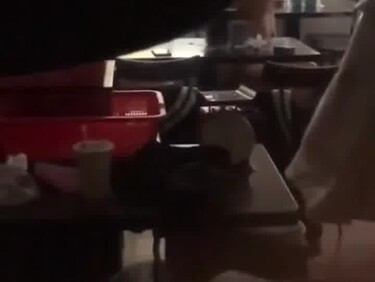 (한국야동) 사장님과 떡치다 딱 찍힌 식당 알바녀
