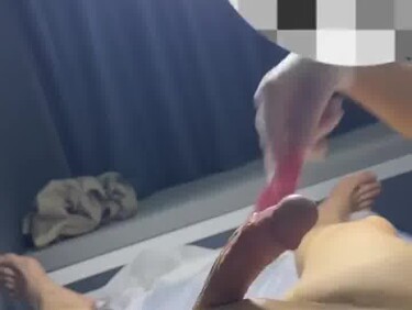 (한국야동) 남자 왁싱중 사정 해피엔딩